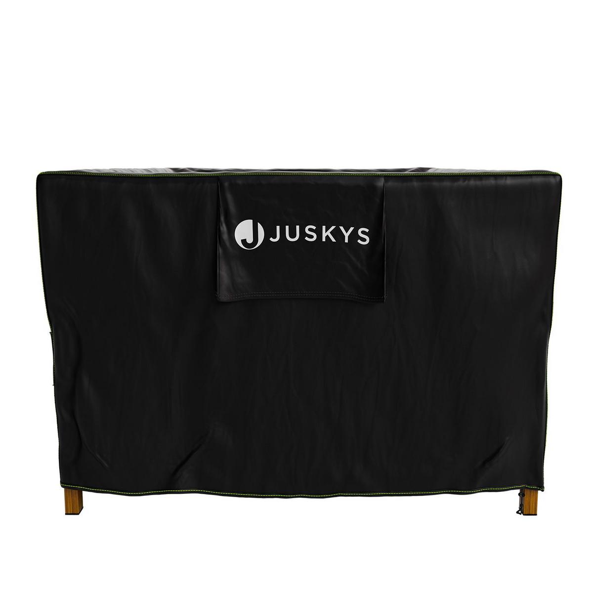 GARTENMÖBELABDECKUNG CoverSafe Pro schwarz - Schwarz, Kunststoff (120/75/118cm) - Juskys