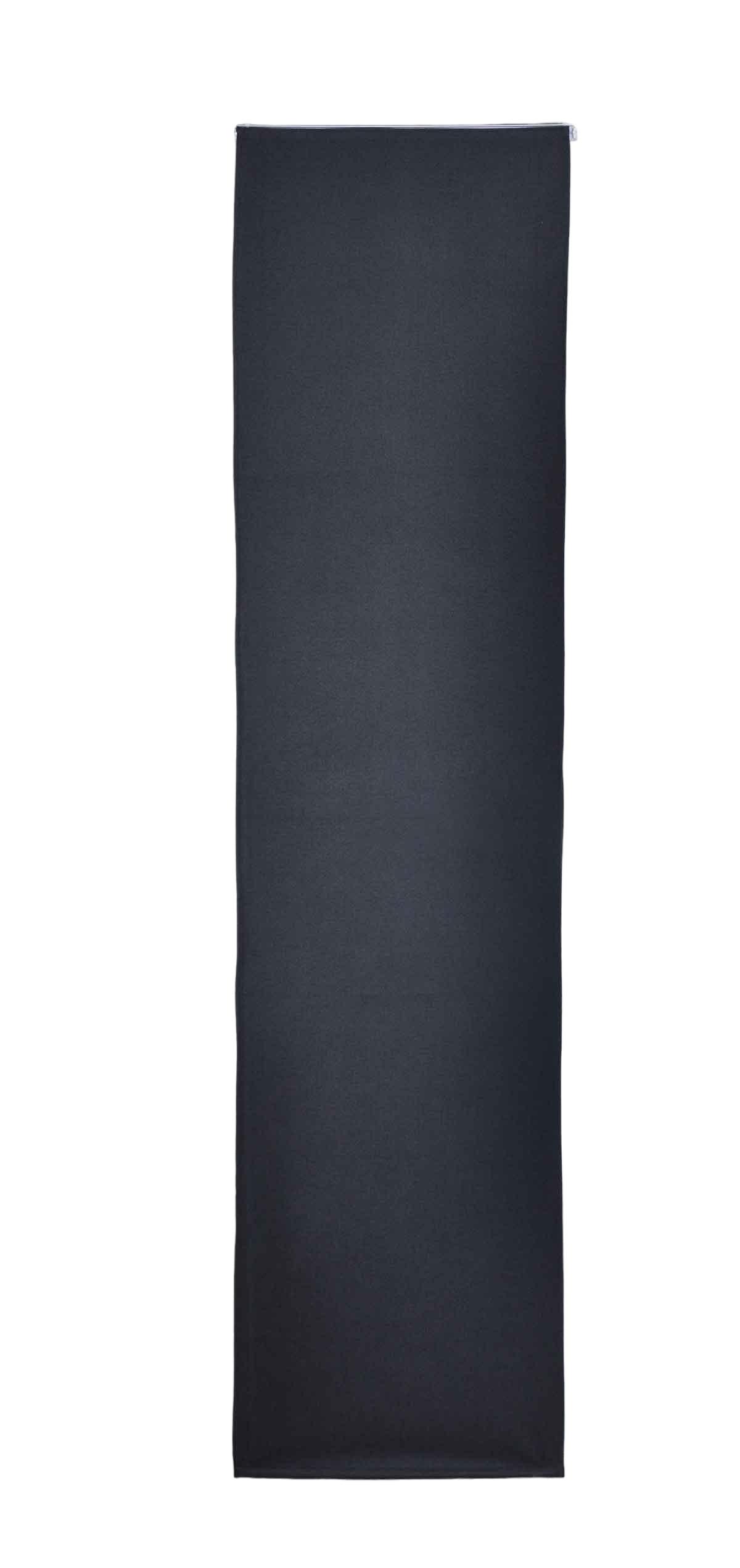 SCHIEBEVORHANG »München Dark« HxB 245x60 cm Dunkelgrau - Dunkelgrau, Textil (60/245/245cm) - Gardinenbox