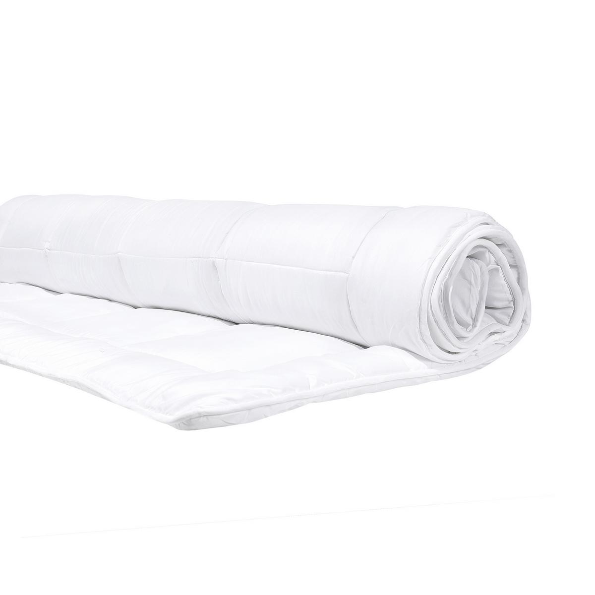 BETTDECKE Polyester Extra Warm 135/200 cm Lemberg - Weiß, Textil (135/200cm) - Beliani