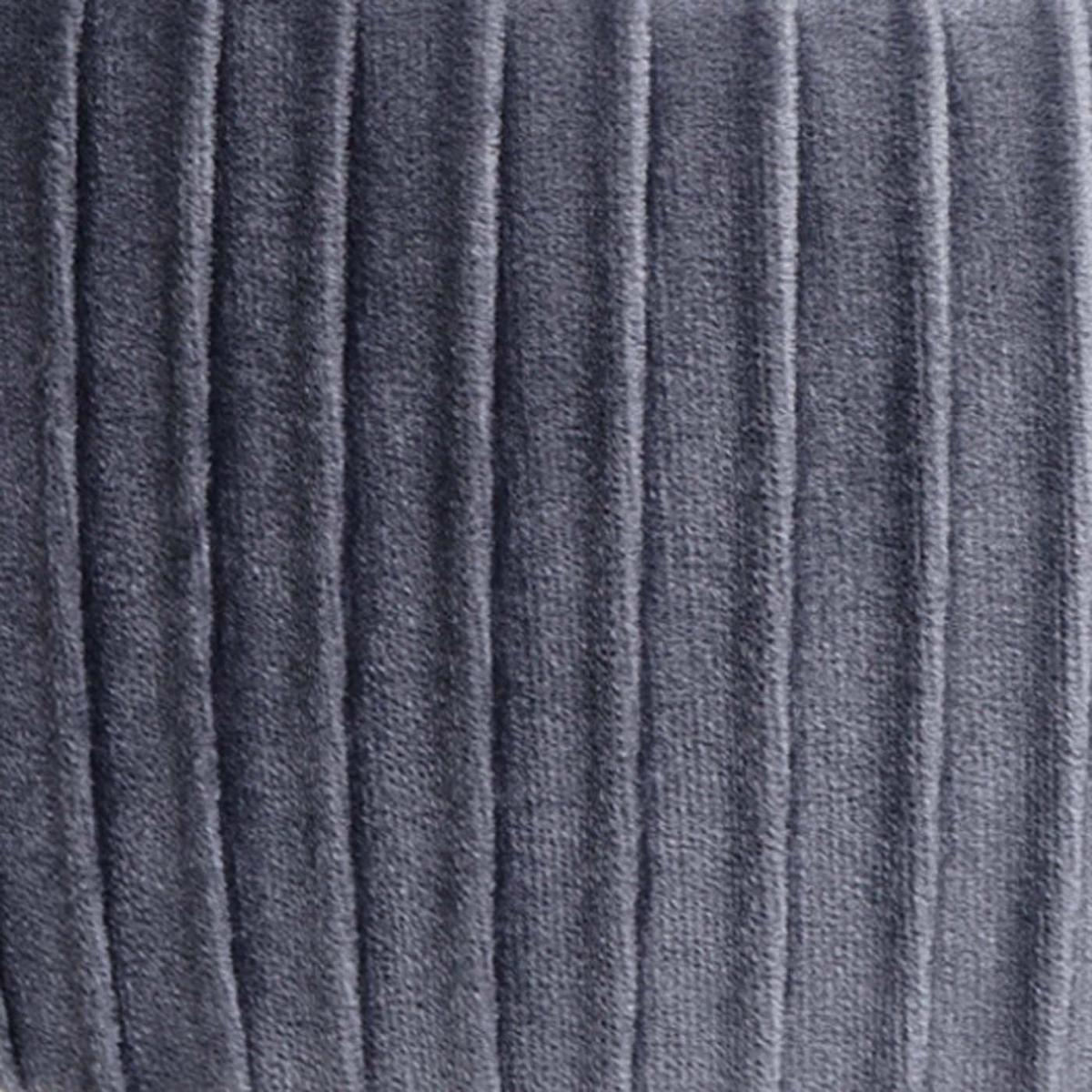 SITZHOCKER Hellgrau, Schwarz - Hellgrau/Schwarz, Textil (33/42/33cm) - MCW