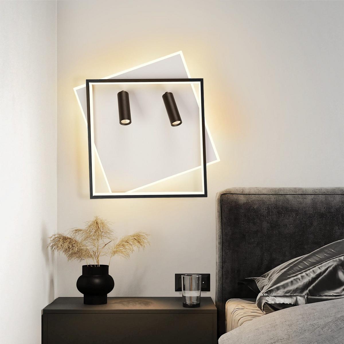LED-DECKENSTRAHLER Dillon 50/50/13cm - Weiß, Metall (50/50/13cm) - Nettlife