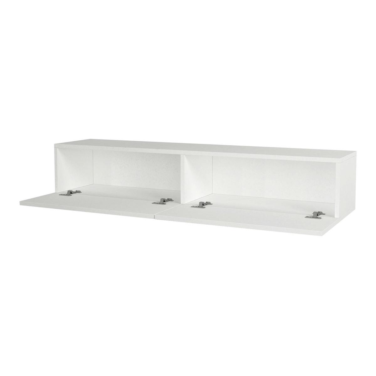 TV-ELEMENT Toivakka - Weiß, Holzwerkstoff (135/25/31cm) - [en.casa]