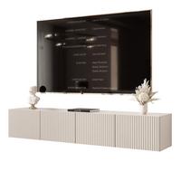 TV-LOWBOARD ANGEL Kaschmir hängend mit LED-Beleuchtung 200 cm - Kaschmir, Holzwerkstoff (200/36/40cm) - Idohome