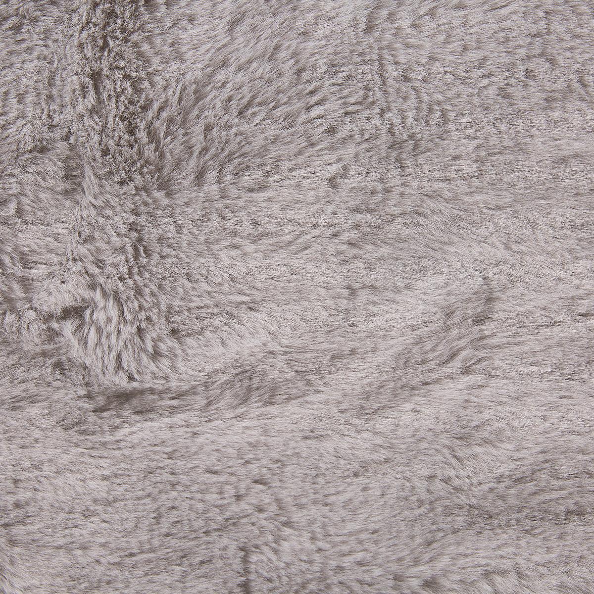 DECKE Hellgrau Chaab 150/200 cm - Hellgrau, Textil (150/200cm) - Beliani