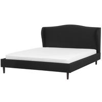 POLSTERBETT 180/200cm Schwarz Colmar - Schwarz, Textil (180/200cm) - Beliani