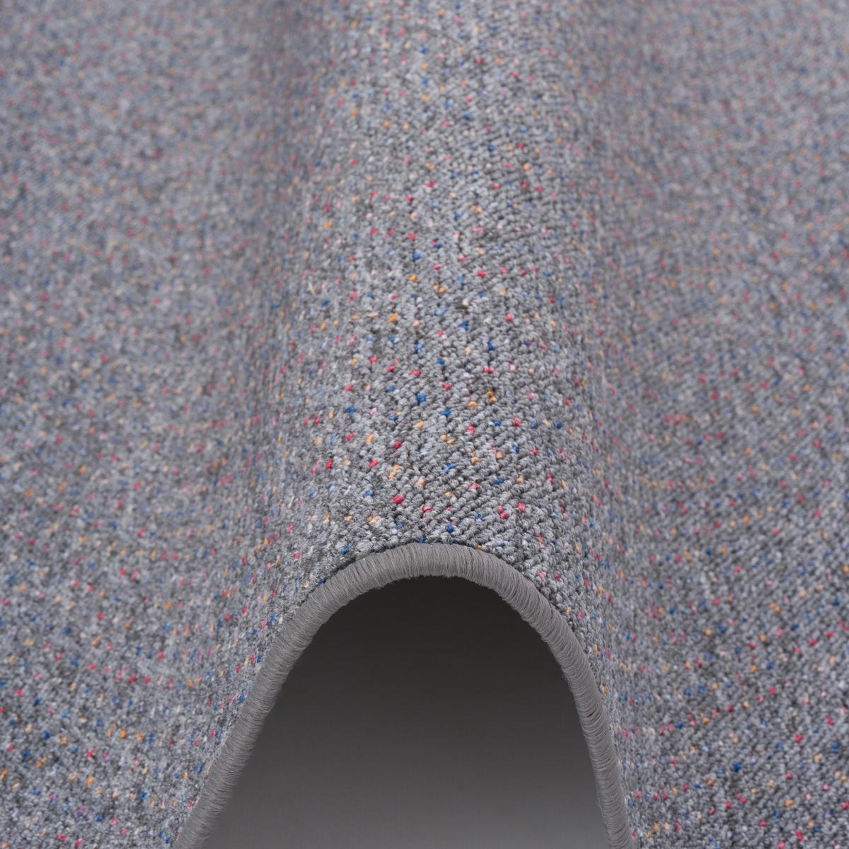 LÄUFER TEPPICH SCHLINGEN TEPPICH ALMA MELIERT - Grau, Textil (100/400cm) - Snapstyle