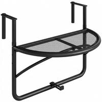 BALKONHÄNGETISCH, Schwarz, Metall - Schwarz, Metall (60/47/50cm) - Outsunny