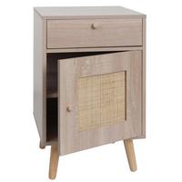 BEISTELLTISCH eckig Hellbraun - Hellbraun, Holz (40/40/69cm) - MCW