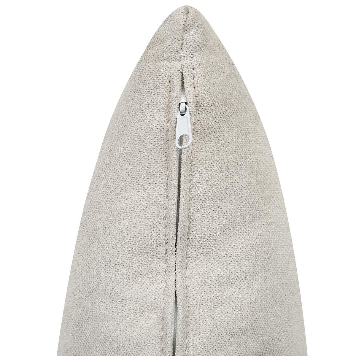 SESSEL Polsterbezug hellbeige mit Drehfunktion Dalby - Beige, Textil (82/61/82cm) - Beliani