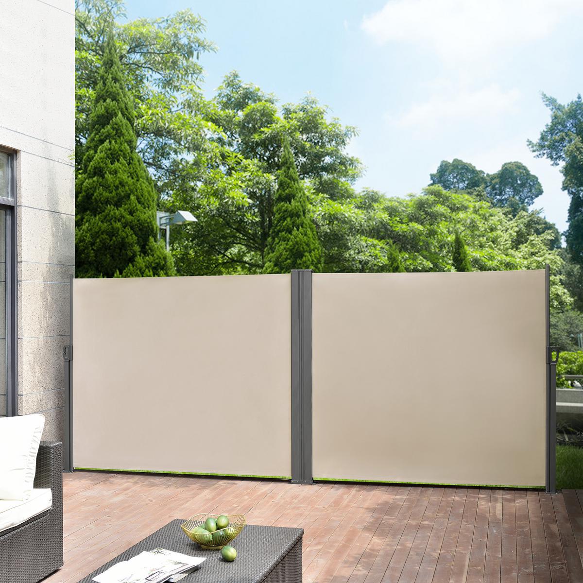SEITENMARKISE Alcazaba - Sandfarben, Textil (300/180cm) - pro.tec