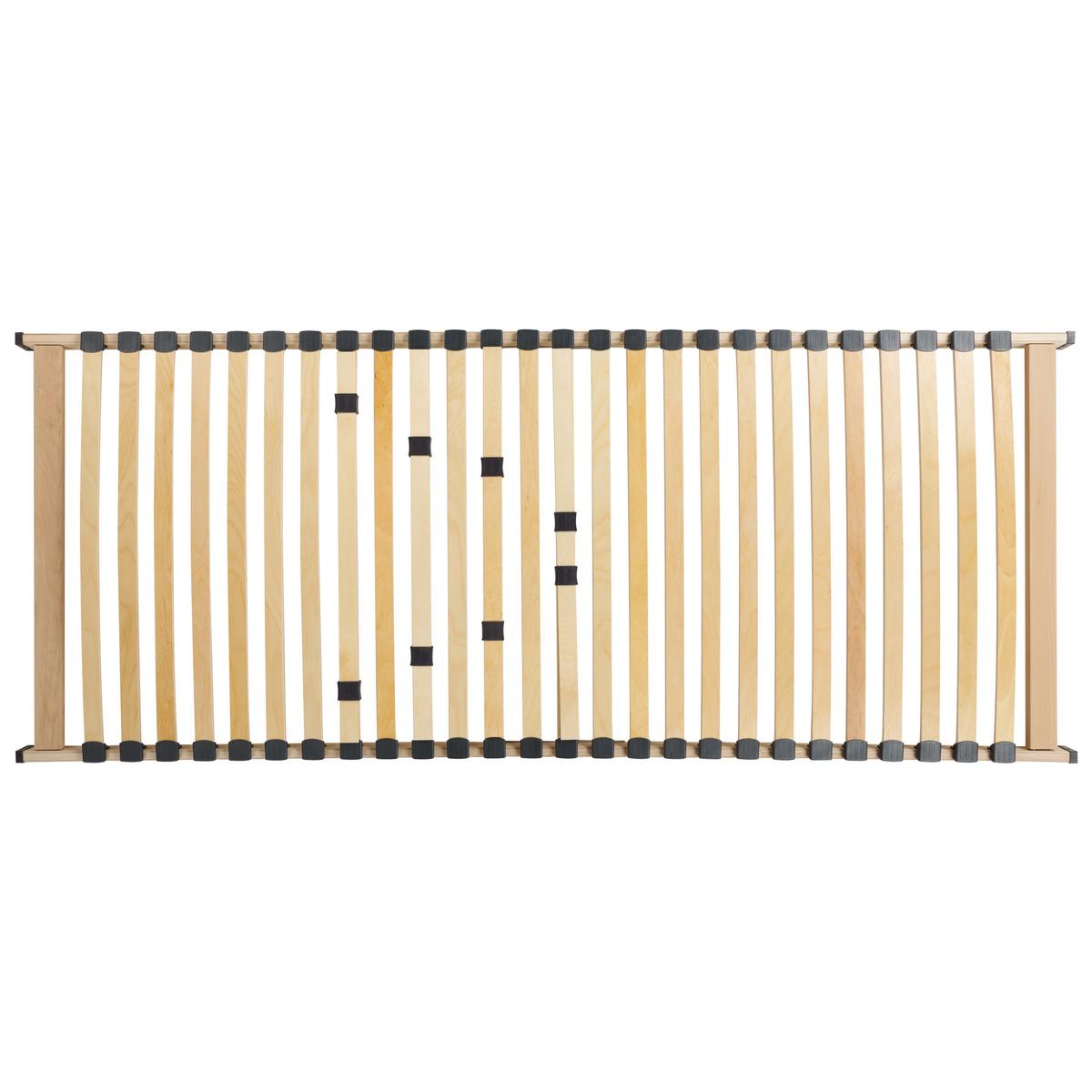 LATTENROST 80x200 cm Heller Holzfarbton Vouziers - Hellbraun, Holz (80/200cm) - Beliani