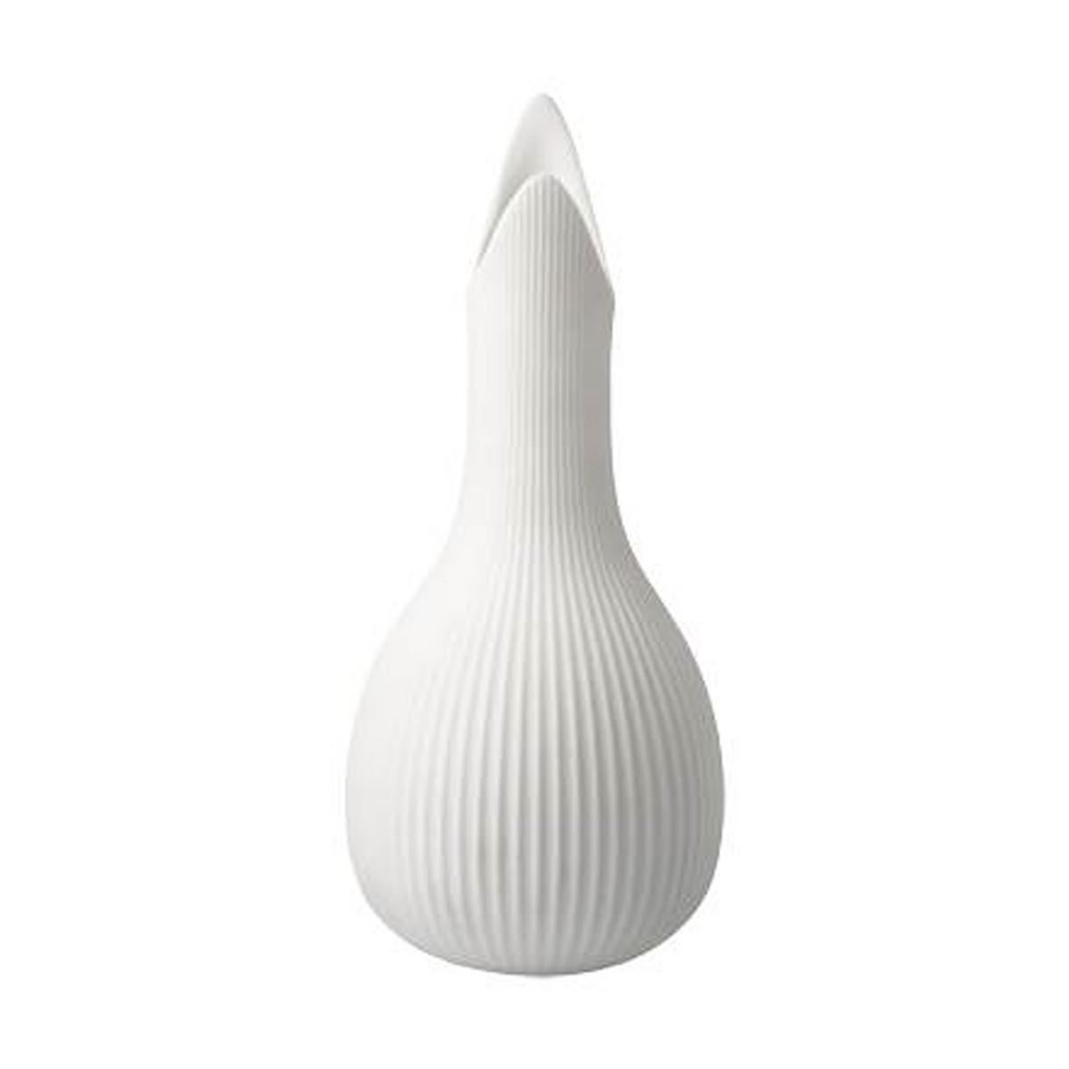VASE Studio 8 Pure Raindrop weiß 25 cm - Weiß, Keramik (25cm) - Goebel