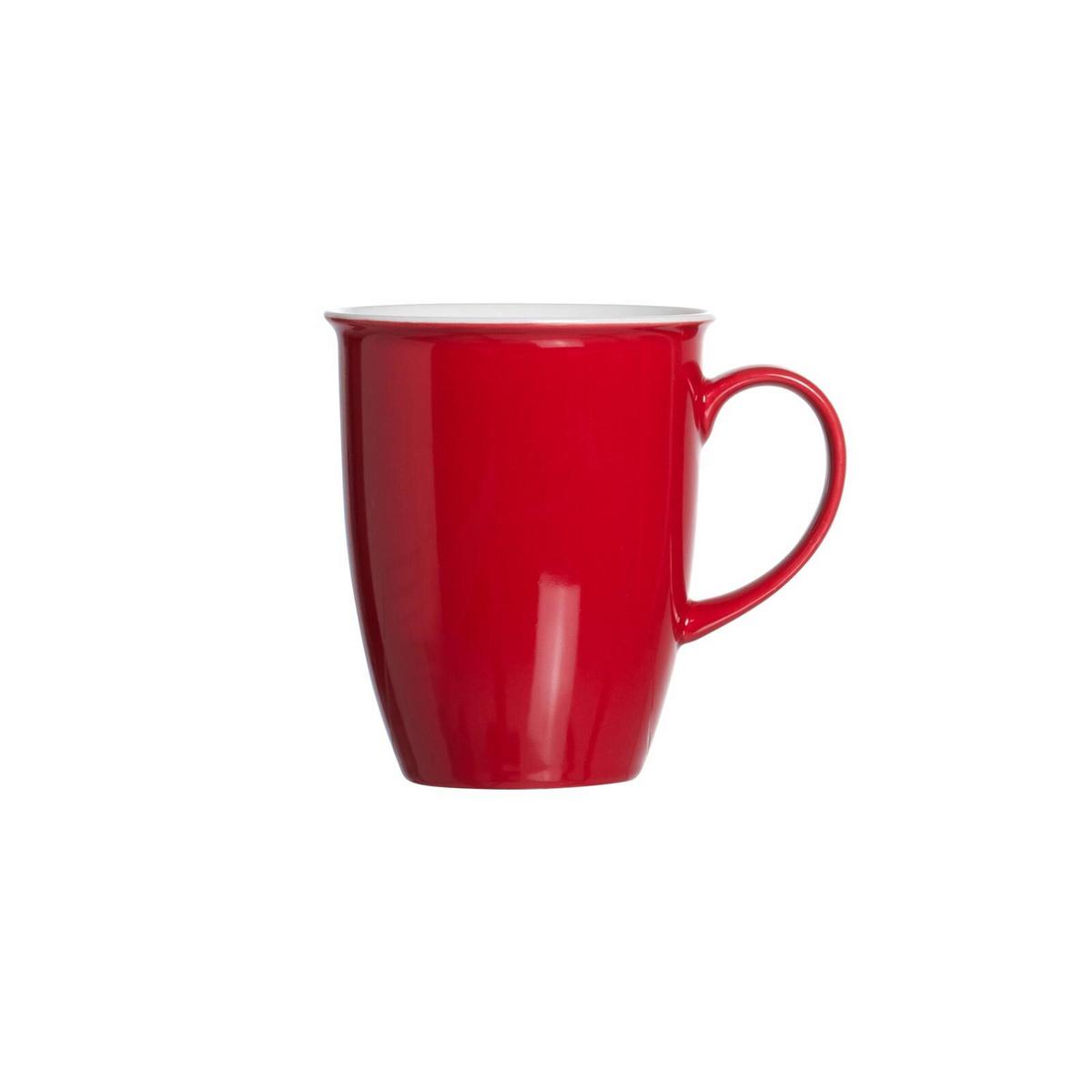 KAFFEEBECHER Doppio Rot 320 ml 6er Set - Rot, Keramik (0.32L) - Ritzenhoff Breker