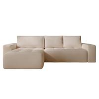 ECKSOFA Portland Beige Links - Beige, Holz/Kunststoff (165/250cm) - Graingold
