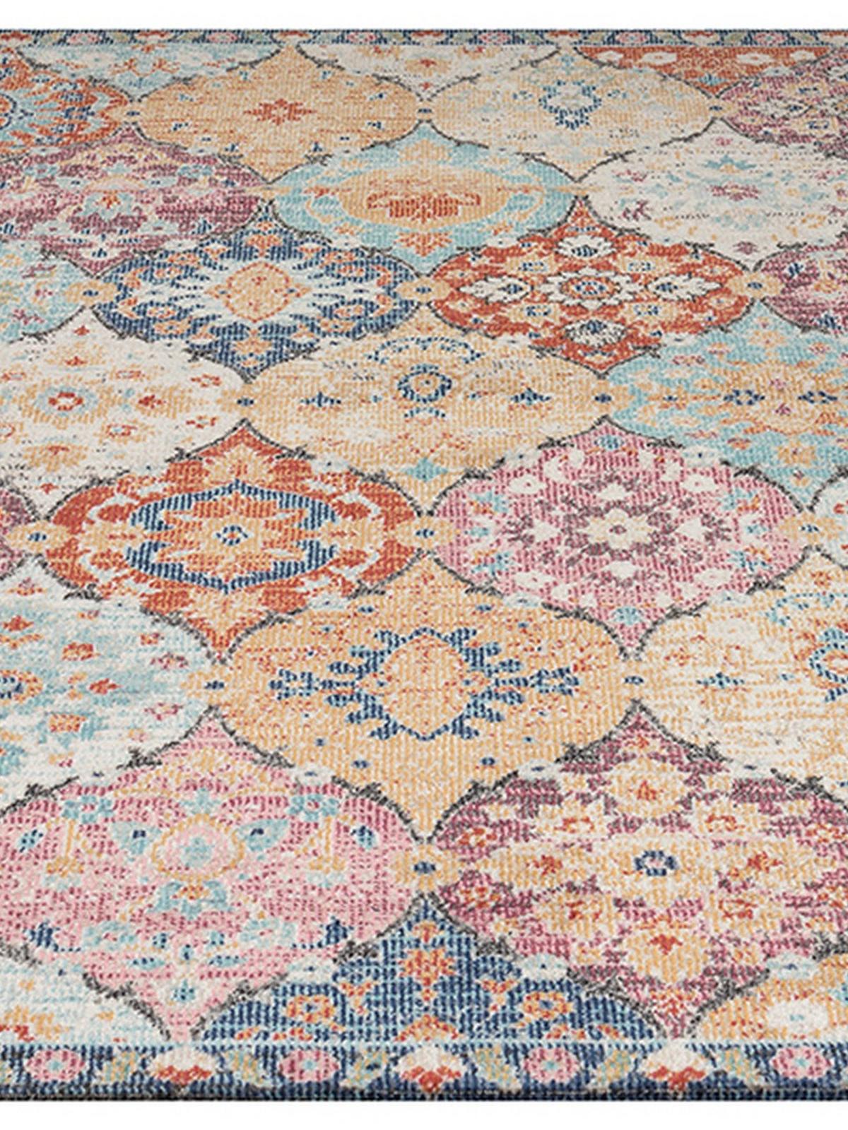 TEPPICH Outdoor Orientalisch LIMMAT Polypropylen Mehrfarbig 80 x 150 cm - Multicolor, Textil (80/150cm) - KADIMA DESIGN