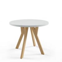 ESSTISCH FABIO Ausziehbar 100 - 140 / 100 x 77 cm - Weiß/Eiche Artisan, Holz (100/100/77cm) - MASSENO