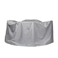 SCHUTZHÜLLE für Sitzgruppe rund SHP-20143 - Grau, Kunststoff (175/94/1cm) - mehr Garten