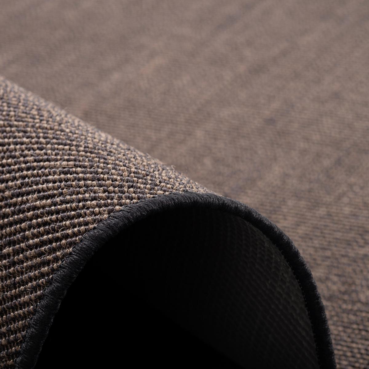 SISAL NATUR TEPPICH RUND - Graphitfarben, Textil (100/100cm) - Snapstyle