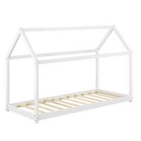 HAUSBETT Netstal - Weiß, Holz (80/160cm) - [en.casa]