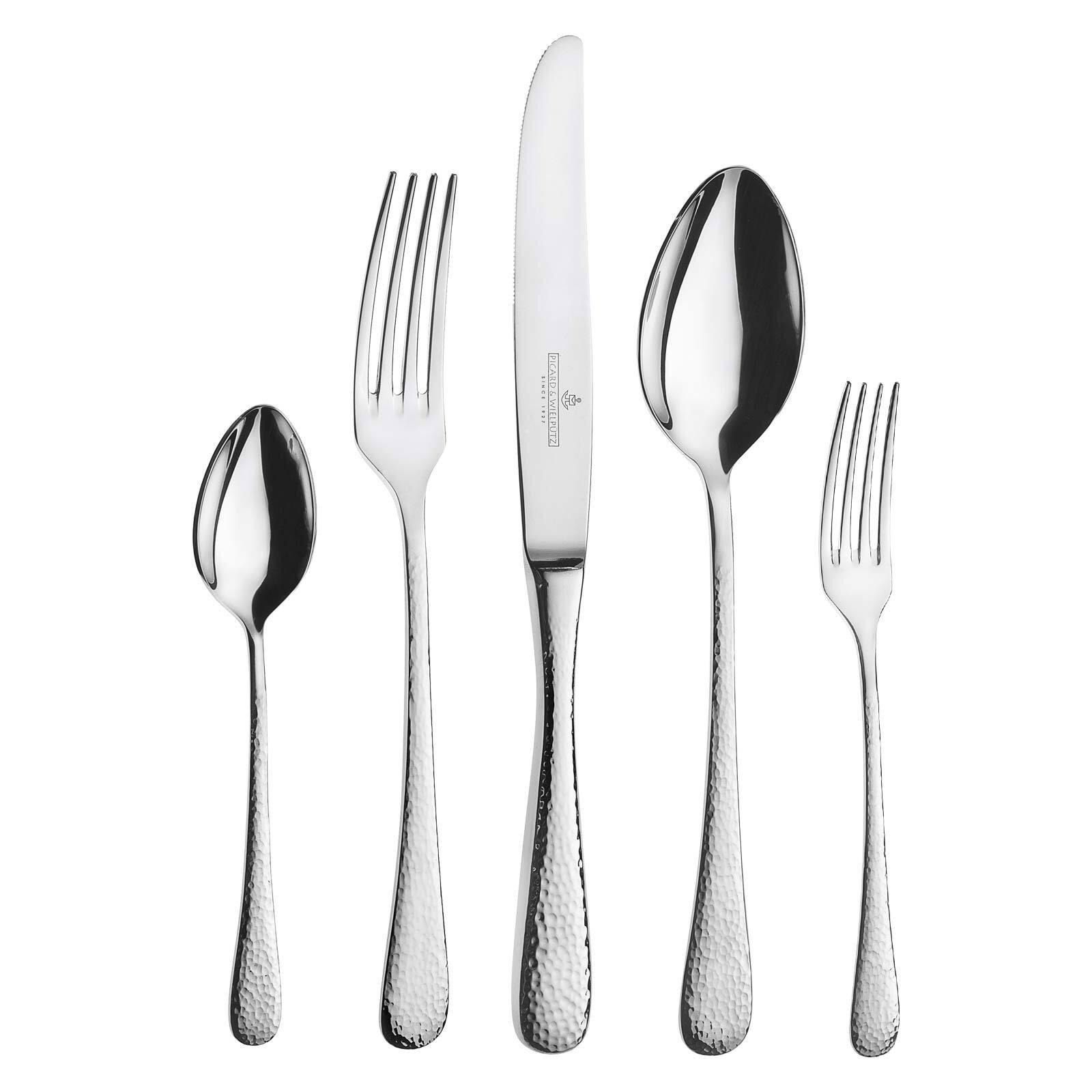 TAFELBESTECK Mia silber 30-tlg. - Silberfarben, Metall - Picard & Wielpütz