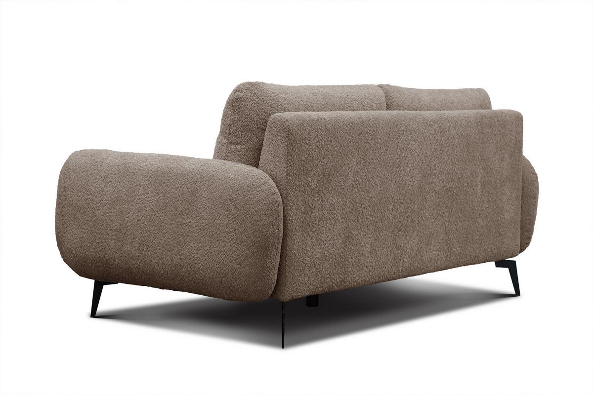 SOFA FEBE 3-Sitzer, beige - Beige/Schwarz, Holz/Textil (190/82/96cm) - Wozimo