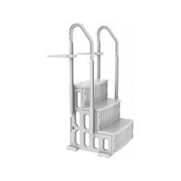 TREPPE nathan weiss - Weiß, Kunststoff (81/166/97cm) - Habitat Garten