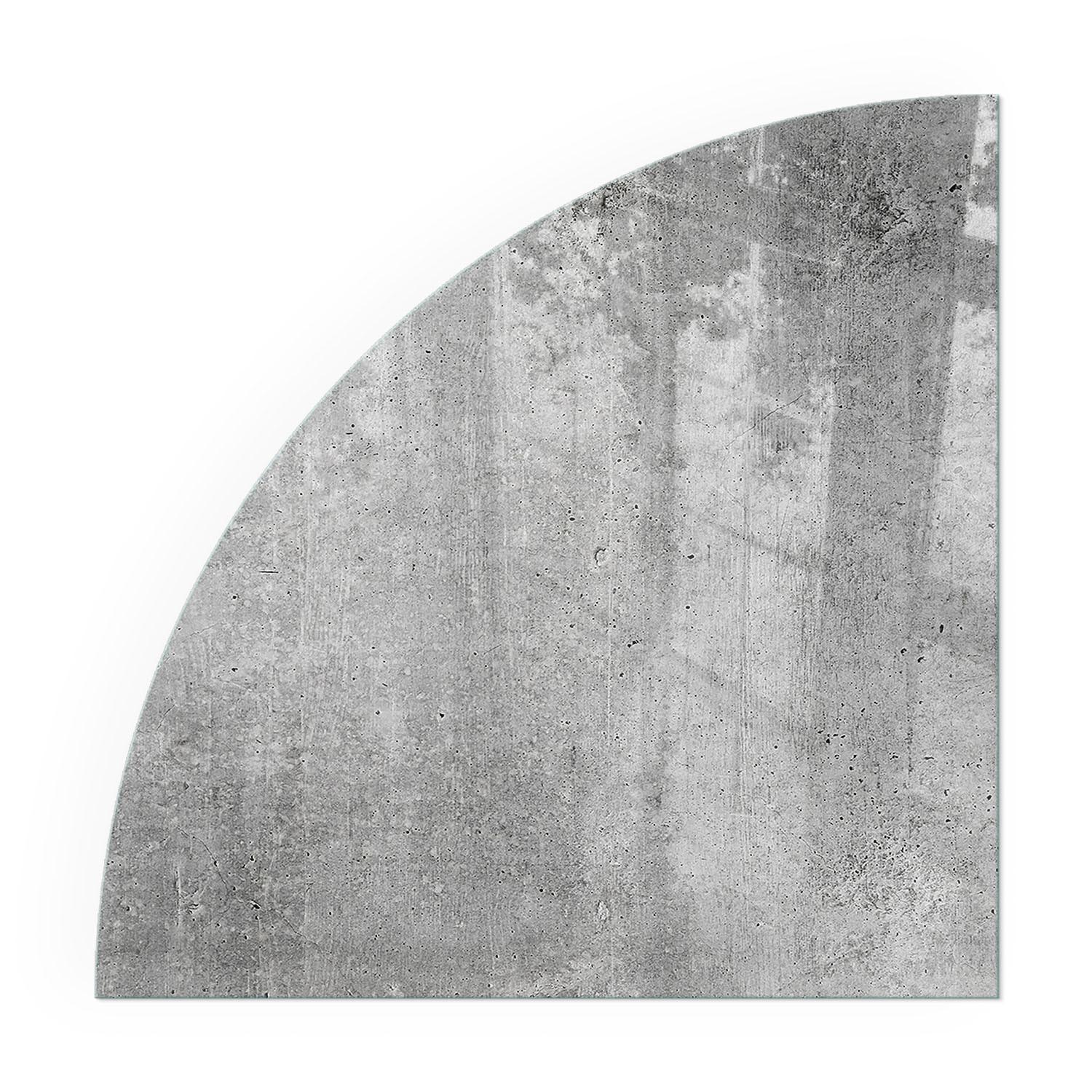 GLASPLATTE für Kamin 100x100 cm - Grau, Glas (100/100/0.4cm) - TULUP