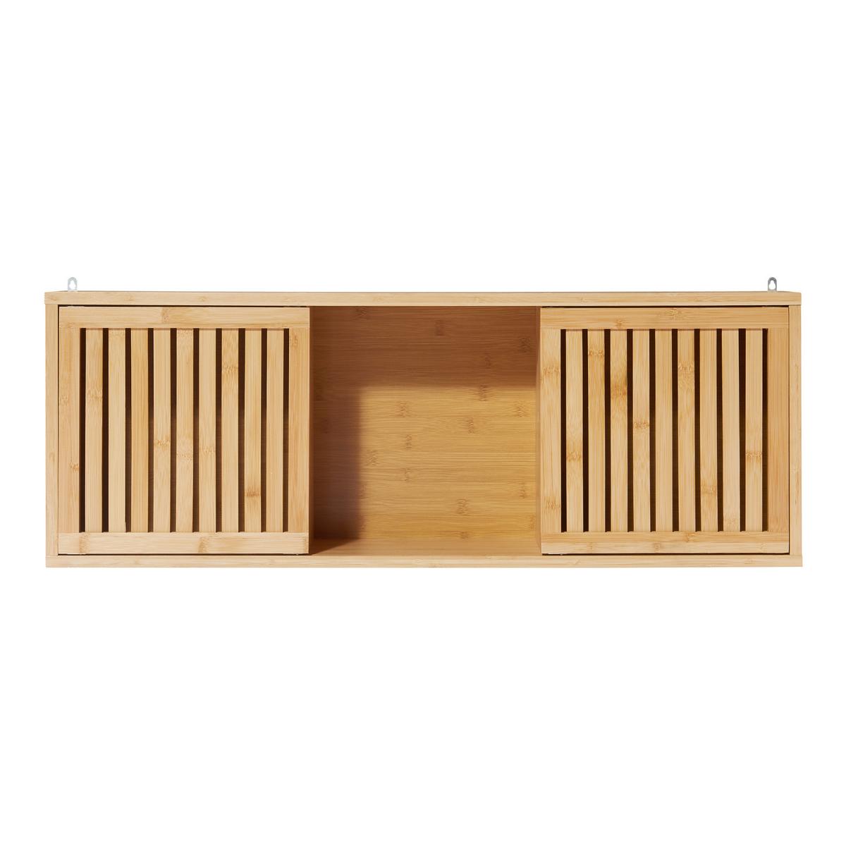 WANDREGAL Ypäjä - Naturfarben, Holz (20/33/93cm) - [en.casa]