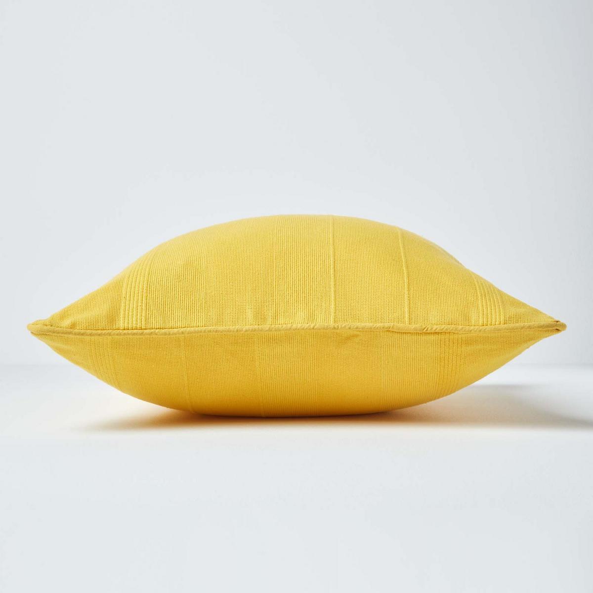 KISSENHÜLLE Rajput 45/45 cm, 100% Baumwolle - Gelb, Textil (45/45cm) - Homescapes