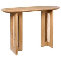 KONSOLENTISCH Hellbraun Karlo - Hellbraun, Holzwerkstoff (120/80/40cm) - Beliani