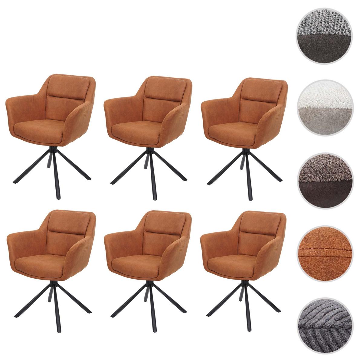 ESSZIMMERSTUHL Bronze - Braun/Bronzefarben, Textil (65/83/57cm) - MCW