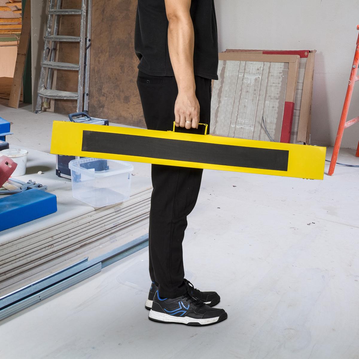2ER-SET Sägepferd, Arbeitsbock, Stahl - Multicolor, Metall (100/49/90cm) - DURHAND