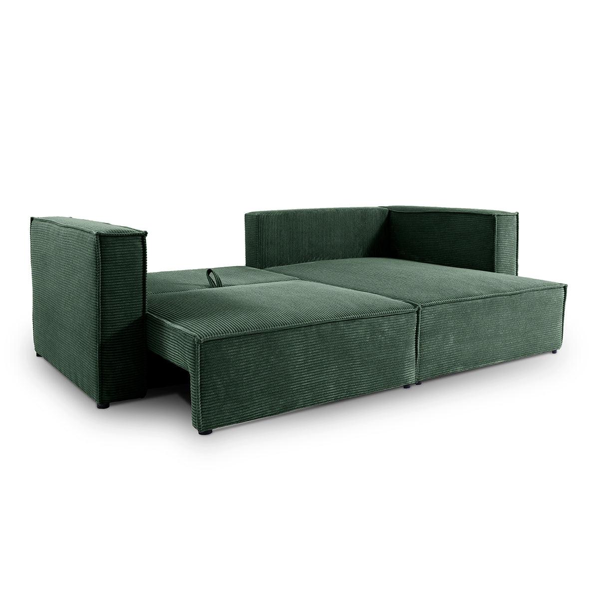 SOFA Jimmy 3 Sitzplätze Tannengrün - Grün, Holz (245/77/148cm) - Petits-meubles