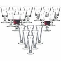 WEIN- UND SEKTGLÄSER Biene Abeille transparent 18-tlg. - Transparent, Glas - La Rochère
