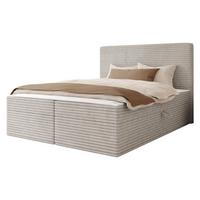 BOXBETT Wokio - H3 - Beige/Schwarz, Holzwerkstoff/Kunststoff (180/200cm) - MIRJAN24
