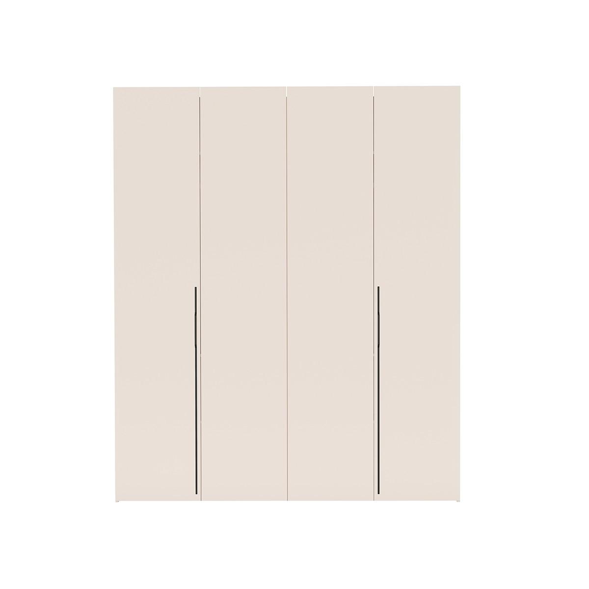 DREHTÜRENSCHRANK ANCONA 200/240/58cm 4-türig Kaschmir - Kaschmir, Holzwerkstoff (200/240/58cm) - MASSENO
