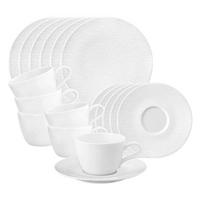 KAFFEESERVICE Life Fashion Luxury White 18-tlg. - Weiß, Keramik (2/2/2cm) - Seltmann Weiden