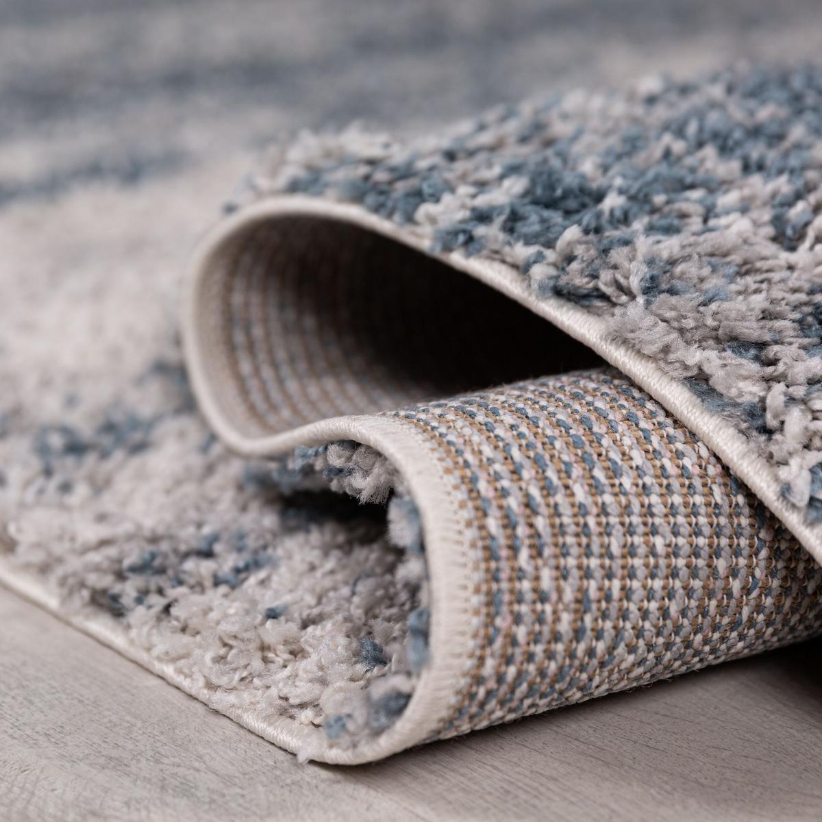 TEPPICH MERSEY, abstrakt, Blau, 200 x 290 cm - Blau, Textil (200/290cm) - KADIMA DESIGN