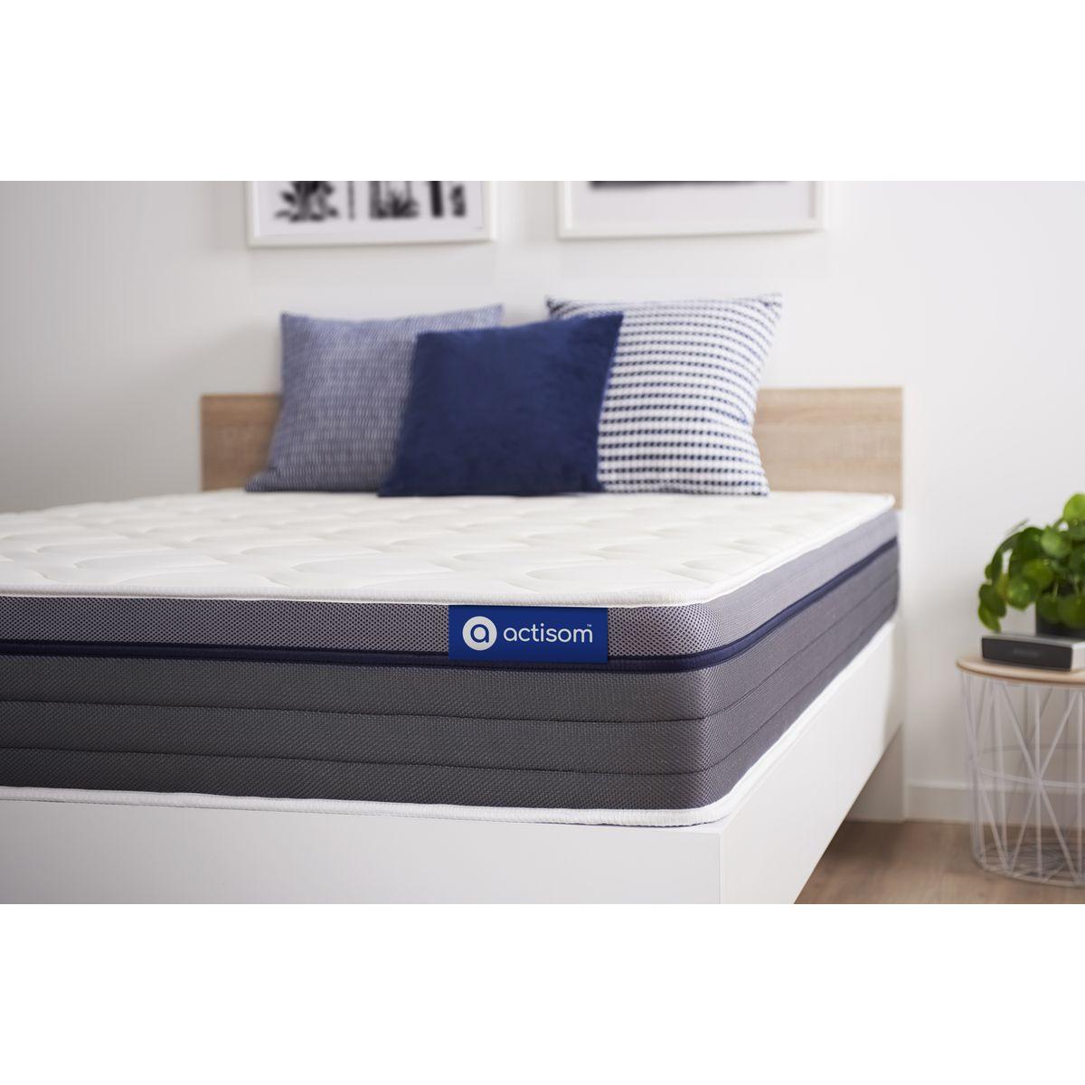 MATRATZE Actilatex zen Latex und Memory-Schaum 80 x 200 cm h1 - Weiß, Textil (80/200cm) - ACTISOM