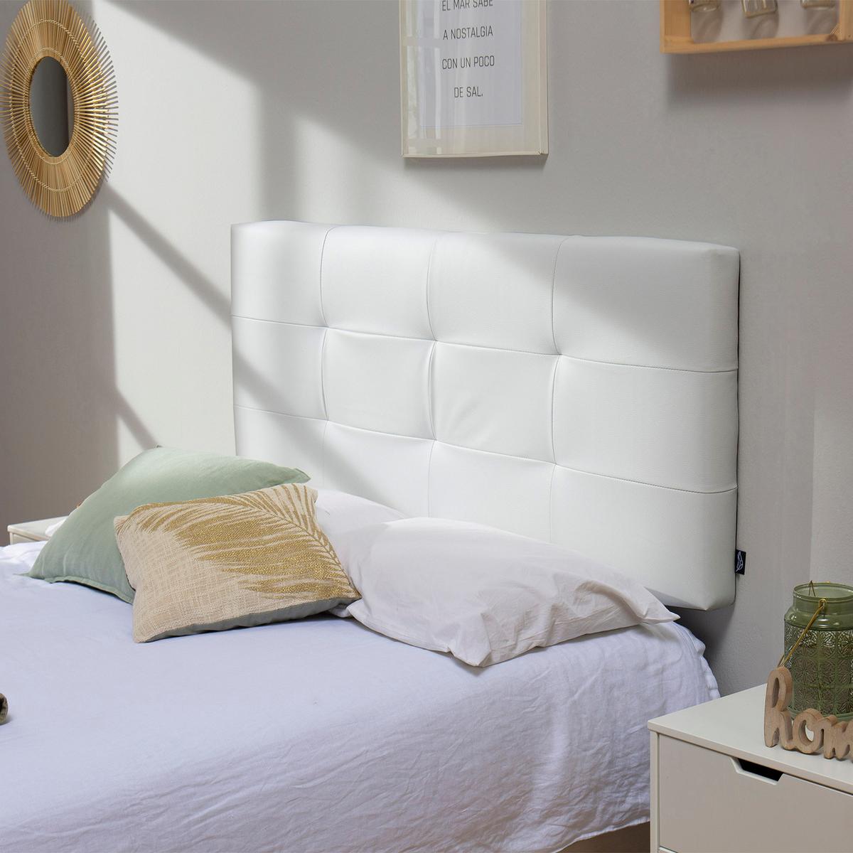 KOPFTEIL 140x60 cm Carla Weiß - Weiß, Fell (8/60/140cm) - VS Venta-stock
