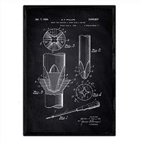 POSTER Schraube Patent A3 Rahmenlos - Klar, Papier (29.7/5/42cm) - Nacnic