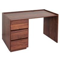SCHREIBTISCH eckig Walnuss Dekor - Walnussfarben, Holz (60/121/78cm) - MCW