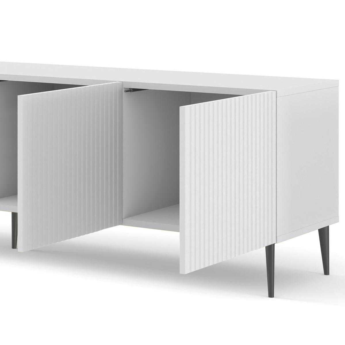 TV-MÖBEL Philaé Weiß - Weiß, Holzwerkstoff (200/56/42cm) - Petits-meubles
