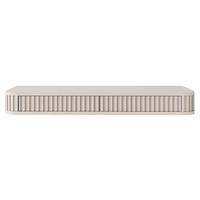 SCHMINKTISCH Ovarlo Greige mit 2 Schubladen 113 cm - Taupe, Holzwerkstoff (113.2/13/38cm) - Selsey