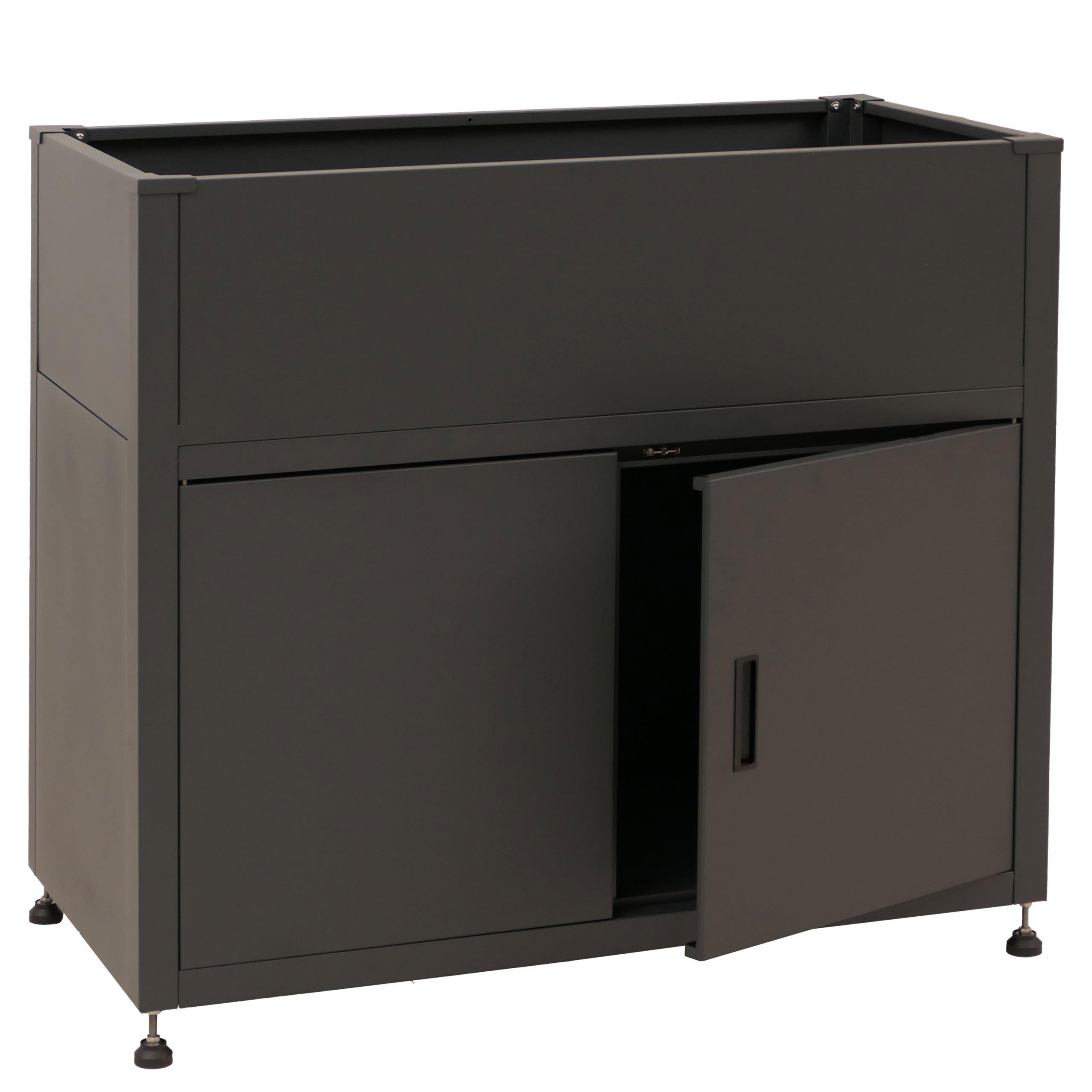 HOCHBEET Anthrazit - Anthrazit, Metall (101/91/51cm) - MCW