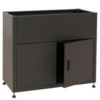 HOCHBEET Anthrazit - Anthrazit, Metall (101/91/51cm) - MCW