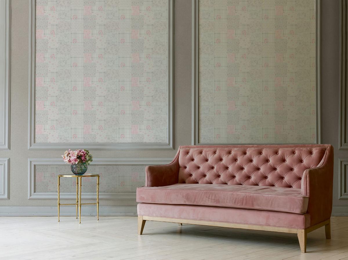 VLIESTAPETE Grau 53/1005 cm - Rot, Kunststoff/Textil (53/1cm) - KUNSTLOFT