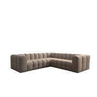 ECKSOFA Solvie Xs In Tiffani - Taupe, Holzwerkstoff/Textil (270/270cm) - Fun Möbel