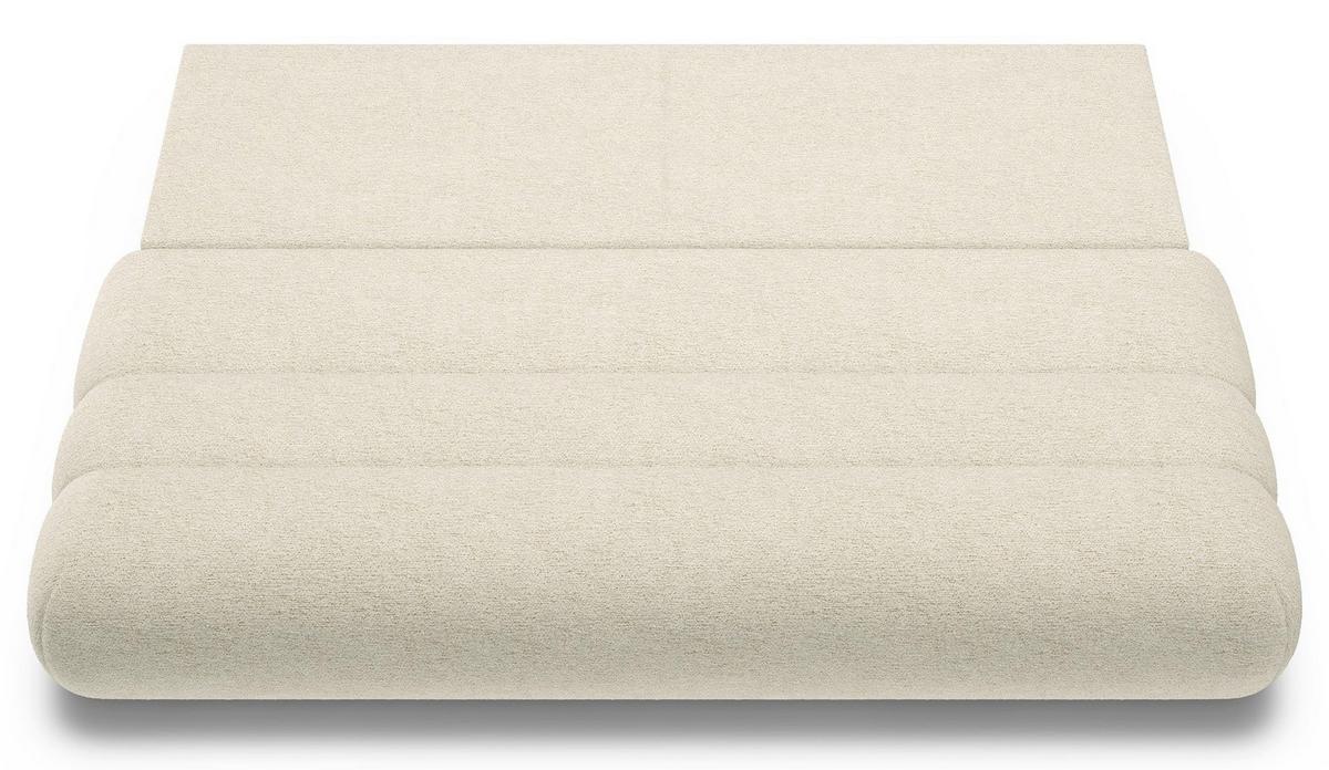 SCHLAFSOFA Arione 214 cm - Creme/Schwarz, Kunststoff/Textil (214/74/104cm) - Selsey