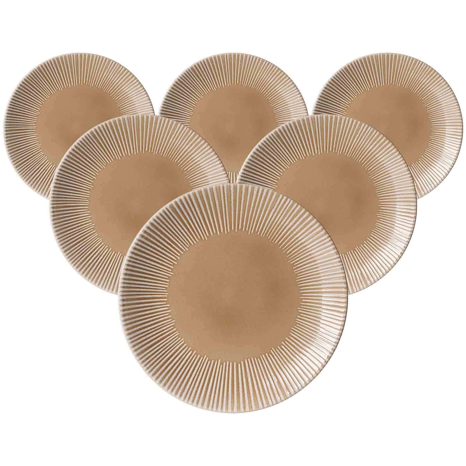SPEISETELLER Banda Beige ø 27 cm 6er Set - Beige, Keramik (27cm) - Ritzenhoff Breker